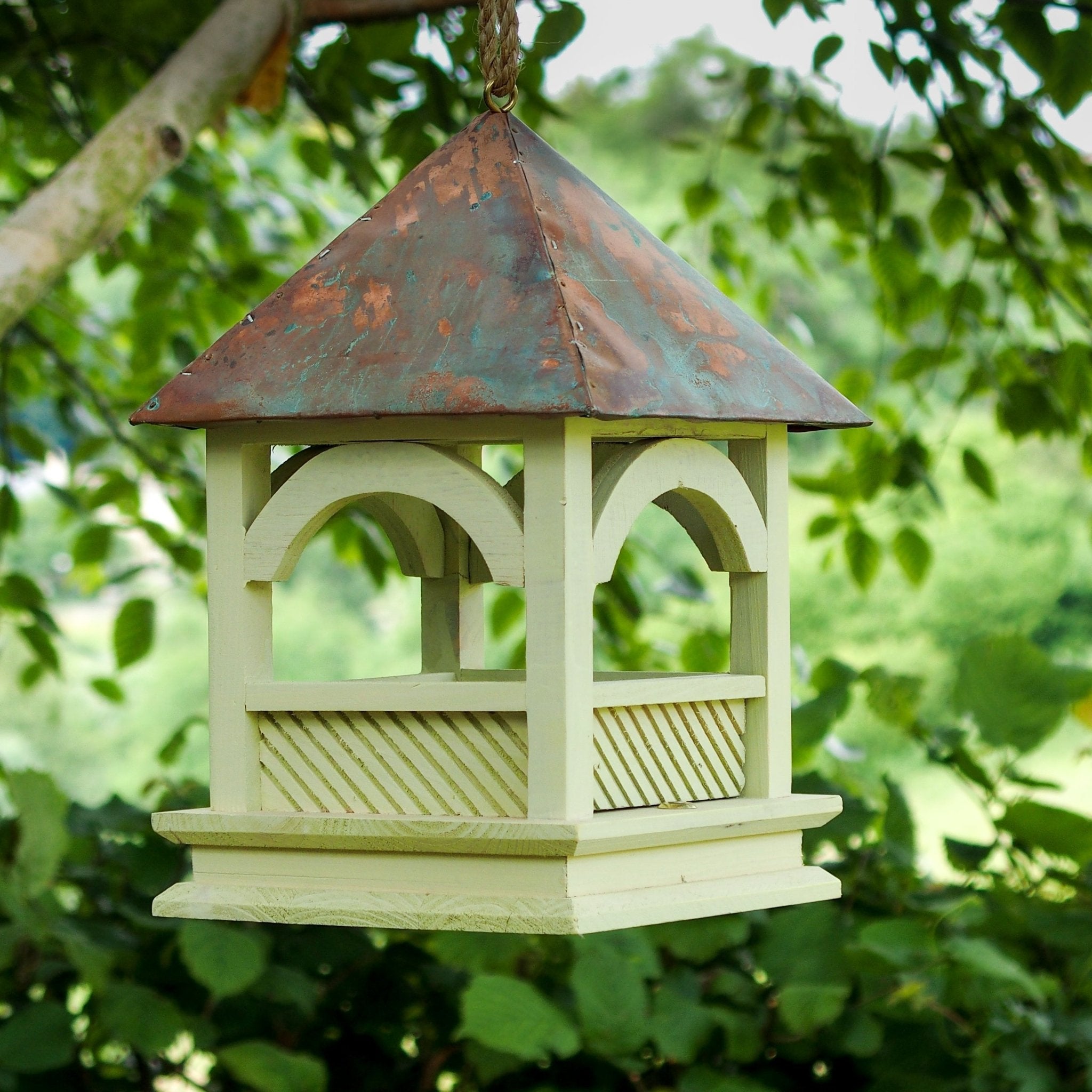 Bempton Hanging Bird Table - The Irish Gardener Store