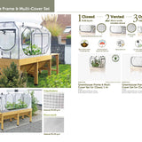 Classic Greenhouse Frame & Multi - Cover Set - The Irish Gardener Store