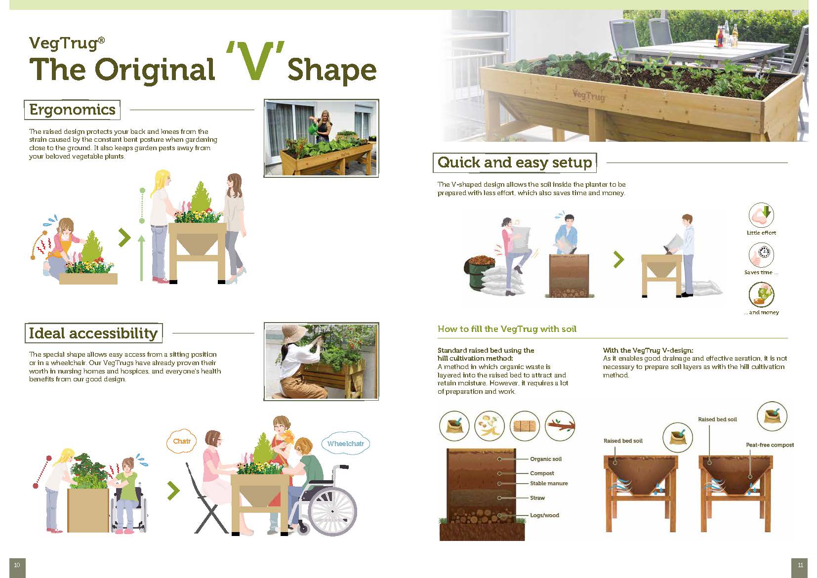 VegTrug Medium Wall Hugger - The Irish Gardener Store