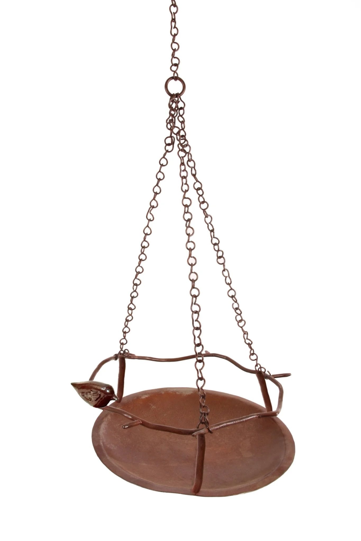 Bagpath Hanging Bird Feeder, sleek weather-resistant design, suspended from a tree branch, filled with birdseed, surrounded by vibrant songbirds, perfect for gardens and outdoor spaces"