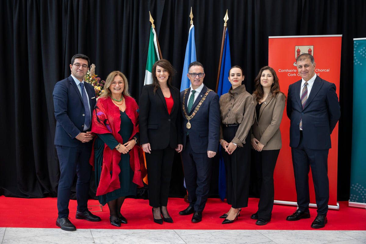 Lord Mayor of Cork with delegates at the WHO Summit of Mayors on Climate and Health in Cork, October 2026