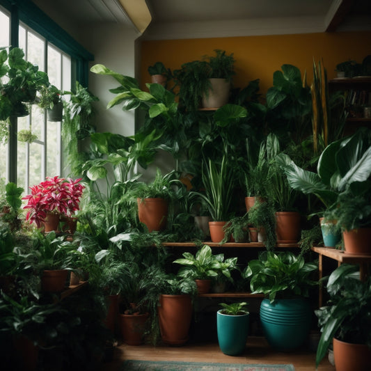 Houseplants, indoor plants, natural air purifiers