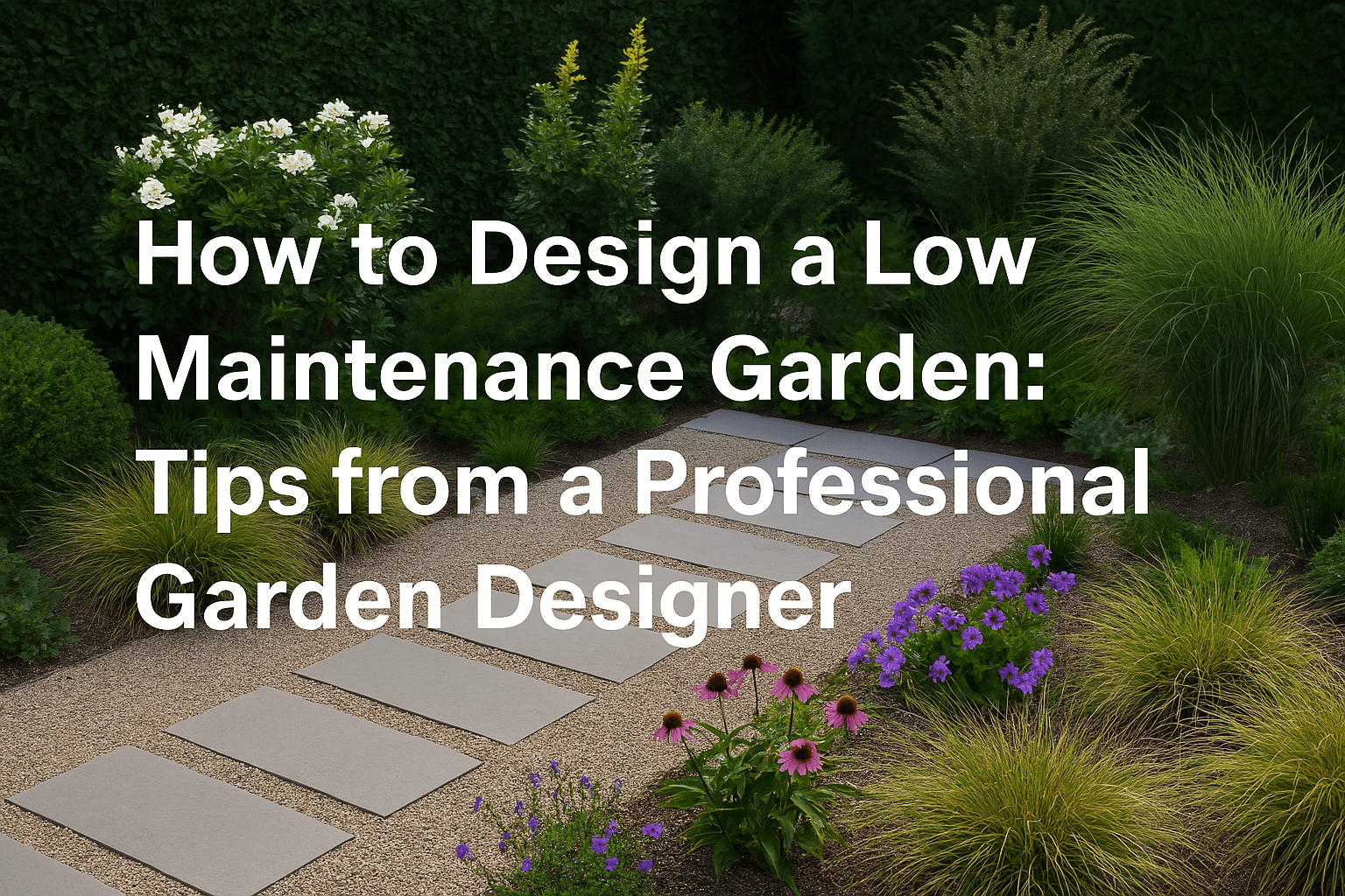 How to Design a Low Maintenance Garden: Tips from a Professional Garden Designer - The Irish Gardener Store