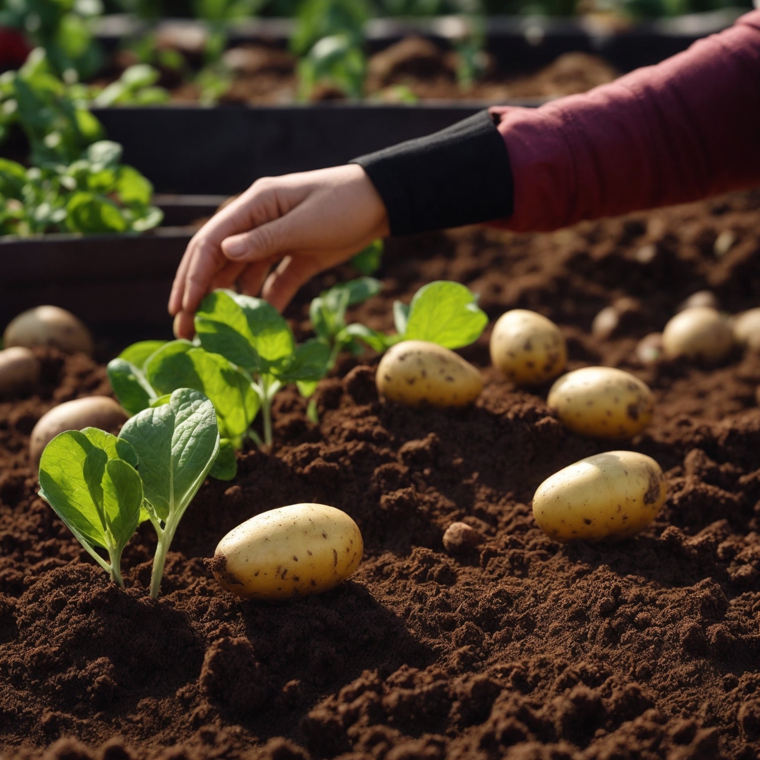 Sowing First Early Seed Potatoes - The Irish Gardener Store