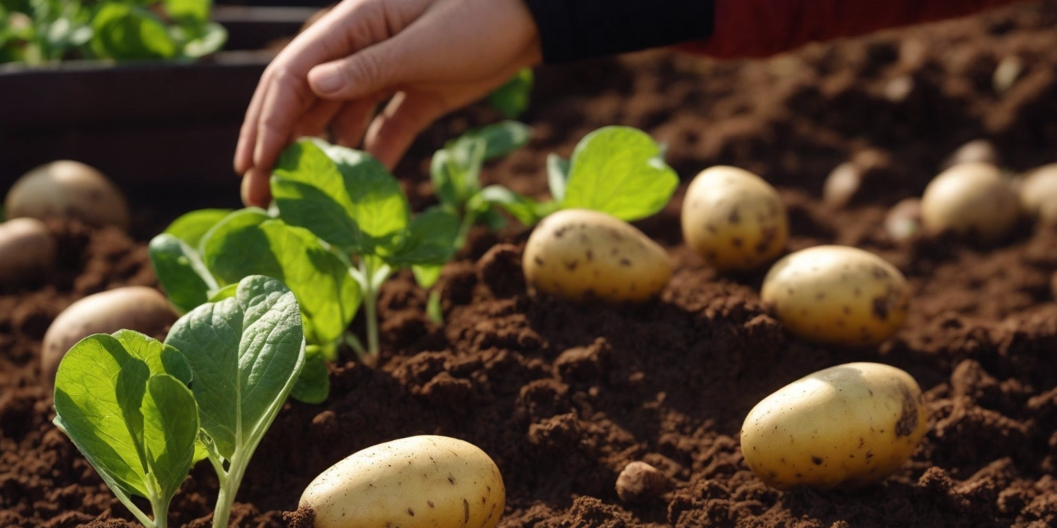 Sowing First Early Seed Potatoes - The Irish Gardener Store