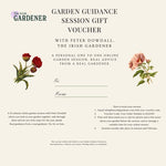 Image of a Gifyt Voucher for a Garden Guidance Session with Peter Dowdall