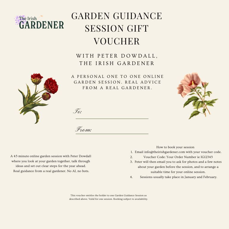 Image of a Gifyt Voucher for a Garden Guidance Session with Peter Dowdall
