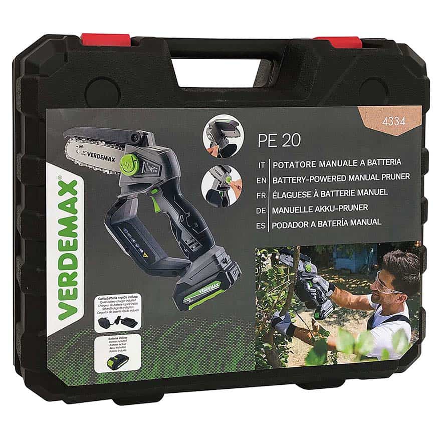 Verdemax Battery Powered Manual Pruner, battery operated garden tools, battery operated garden pruners