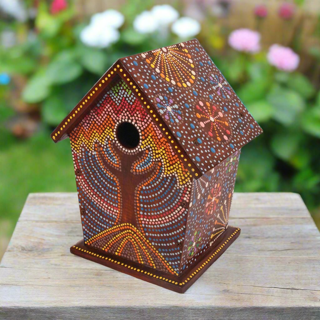 Artisan Bird Nest Box - Bali Island Range - The Irish Gardener Store