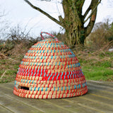 Artisan Natural Bee Skep - Recycled Sari - The Irish Gardener Store