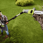 Battery Telescopic Hedge Cutter and Chainsaw PTT20 - The Irish Gardener Store