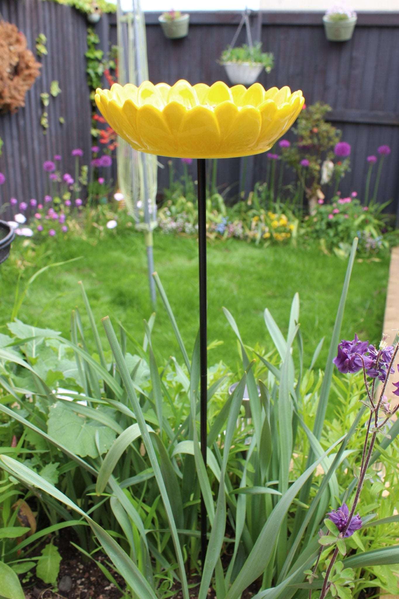 Ceramic Sunflower Bird Feeder - The Irish Gardener Store