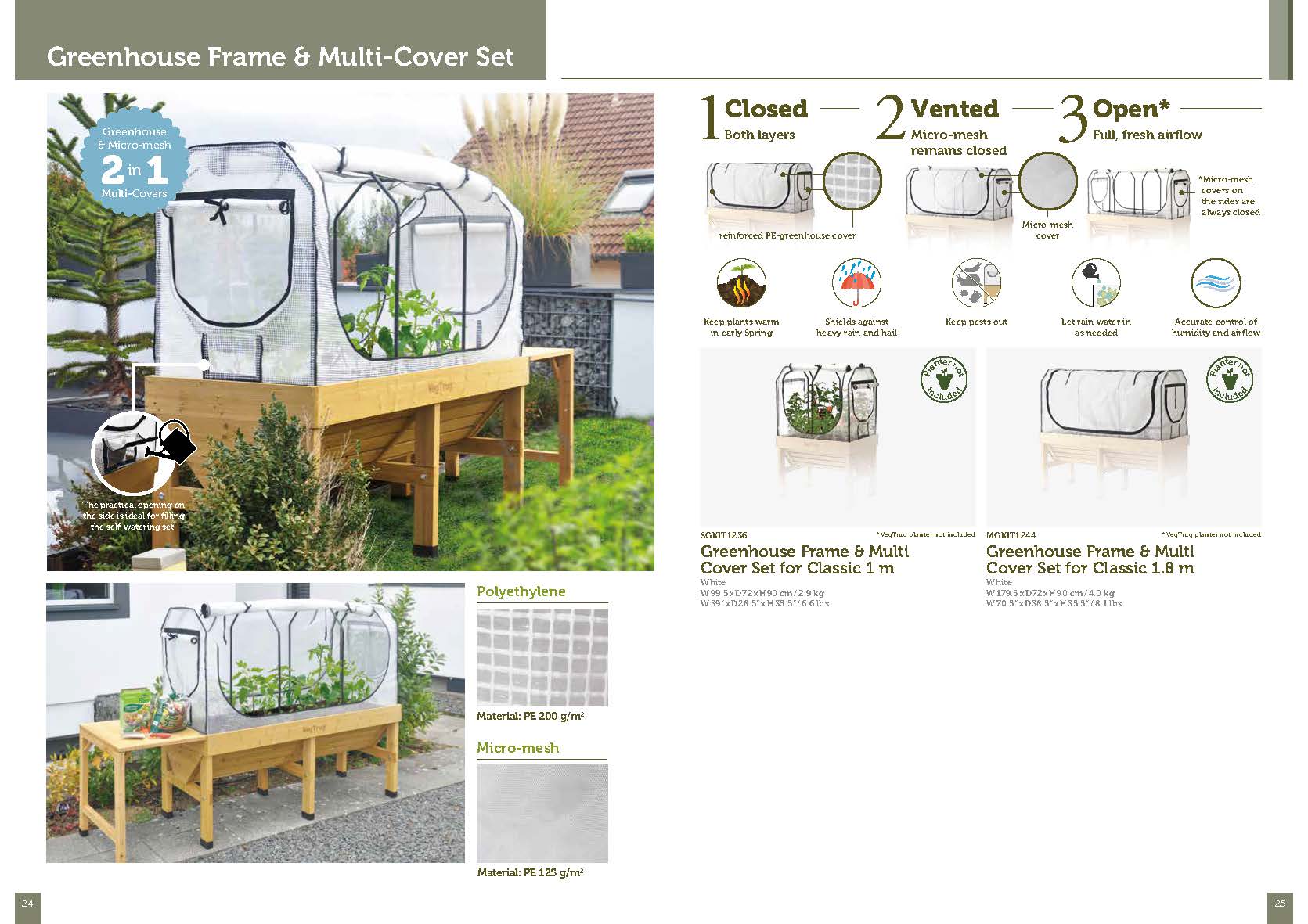 Classic Greenhouse Frame & Multi - Cover Set - The Irish Gardener Store