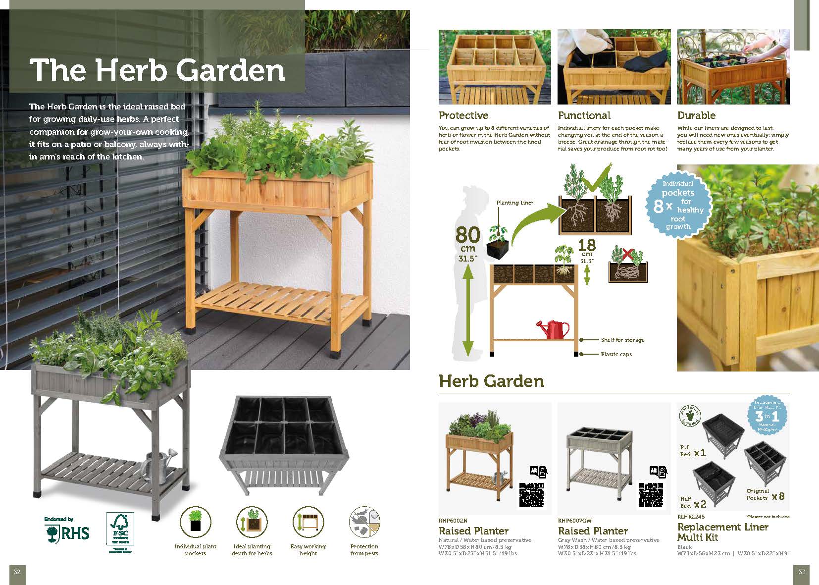 Herb Garden - (FSC 100%) - The Irish Gardener Store