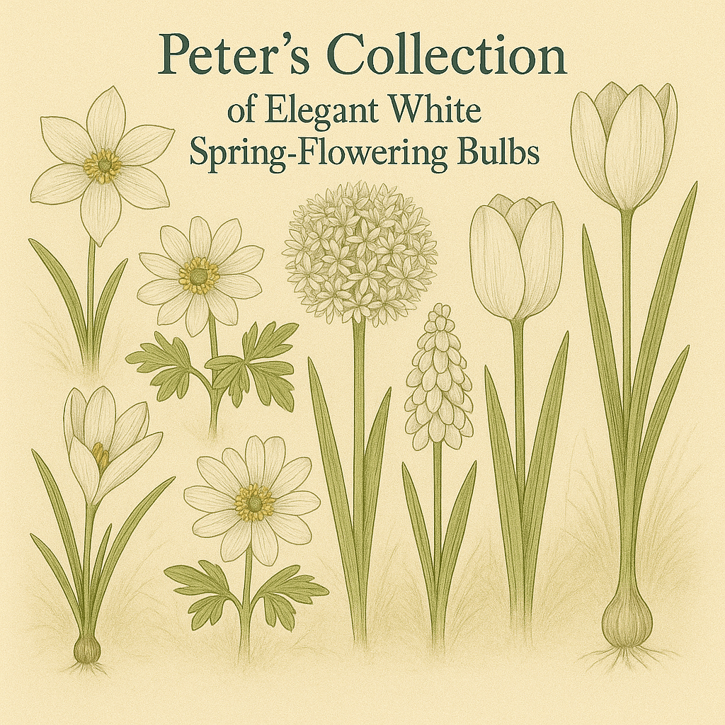 Peter’s Collection of Elegant White Spring - Flowering Bulbs - The Irish Gardener Store