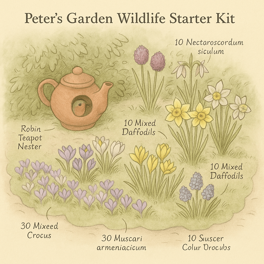 Peter’s Garden Wildlife Starter Kit - The Irish Gardener Store