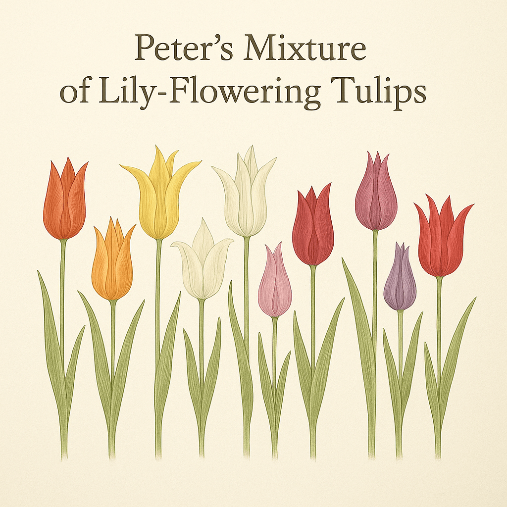 Peter's Mixture of Lily Flowering Tulips - The Irish Gardener Store