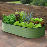 VegTub Modular Metal Raised Bed Kit - Sage Green - The Irish Gardener Store