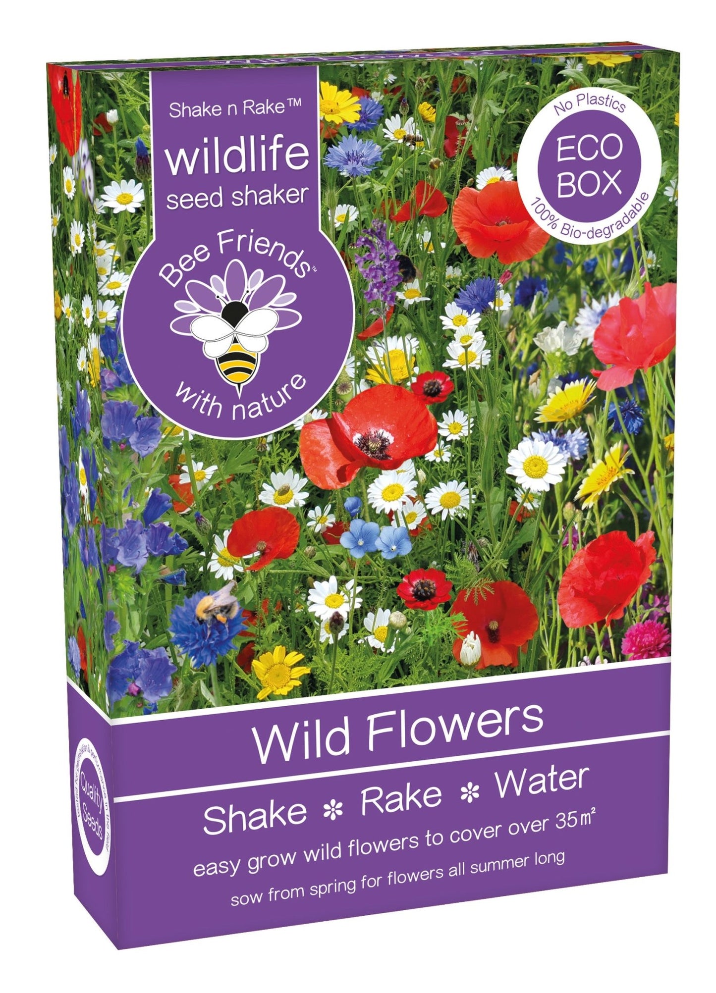 Wildflower Seed Mix Shaker Box - The Irish Gardener Store